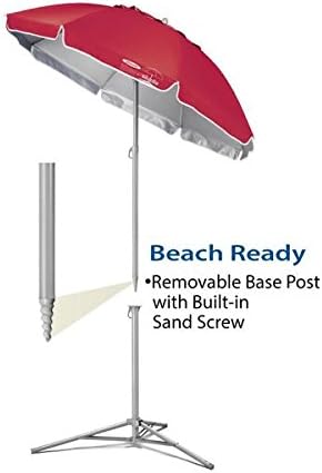 Wondershade Portable Sun Shade Umbrella, Lightweight Adjustable Instant Sun Protection - Red