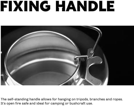 Fire-Maple Antarcti Portable 0.6 Liter Lightweight Stainless Steel Camping Kettle | Durable and
