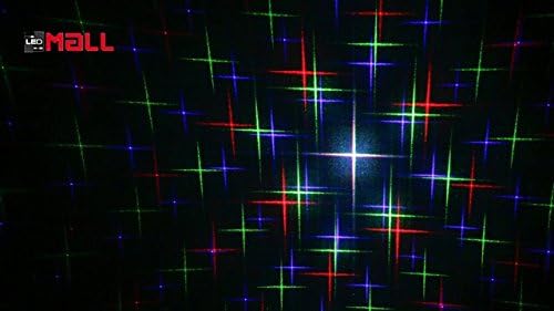 LedMall Motion 8 Patterns in 1 Red, Green, and Blue Outdoor Christmas Laser Lights Projector with