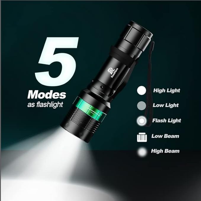 RoadHero 4 Pack Traffic Wand, 11 Inch Flashlight Led Traffic Control Baton, Small Orange Safety