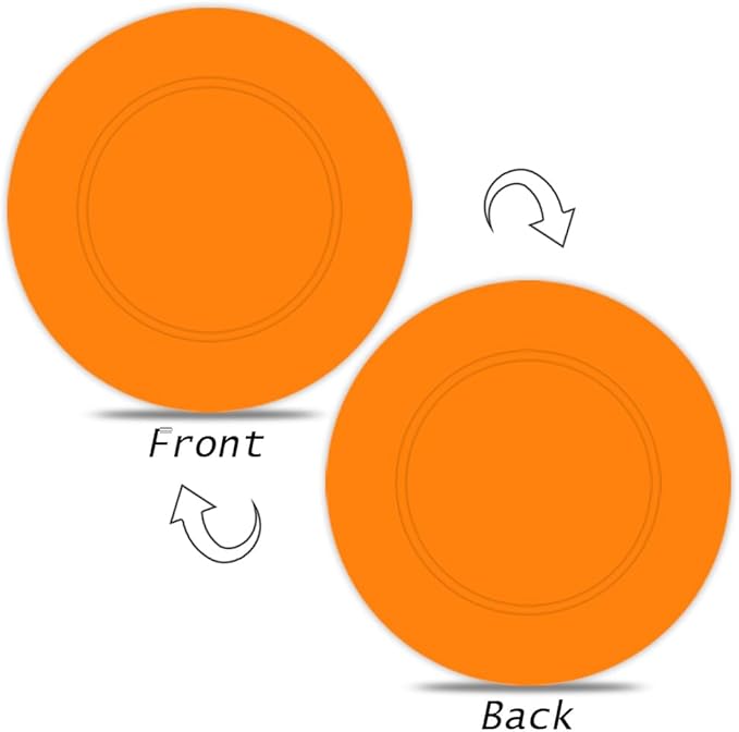 500 Custom Poker Chips Plastic Tokens,40mm/1.57in Diameter,Imprint Full-Color with Your Logo,Text
