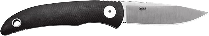 TONIFE Nova 2.68'' Blade Mini Neck Knife Full Tang Fixed Blade Knife with Kydex Sheath and