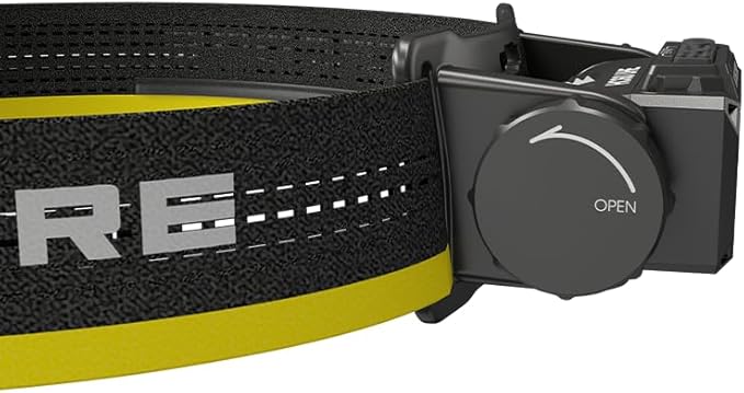 Nitecore HC65 UHE 2000 Lumen Heavy Duty Metal Headlamp, USB-C Rechargeable with White, Red, and