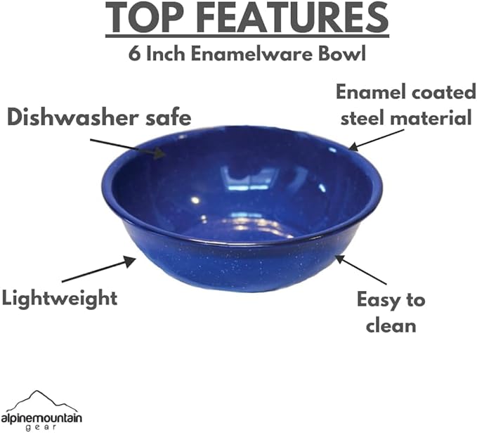 Enamelware for Camping and Backpacking - Enamel Cookware Gear Essentials for Camping and