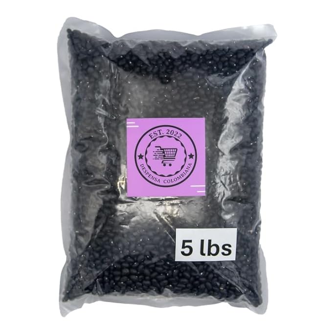 DESPENSA COLOMBIANA Dried Black Beans Bulk - Frijoles Negros Ideal for New Dishes - Grown in USA