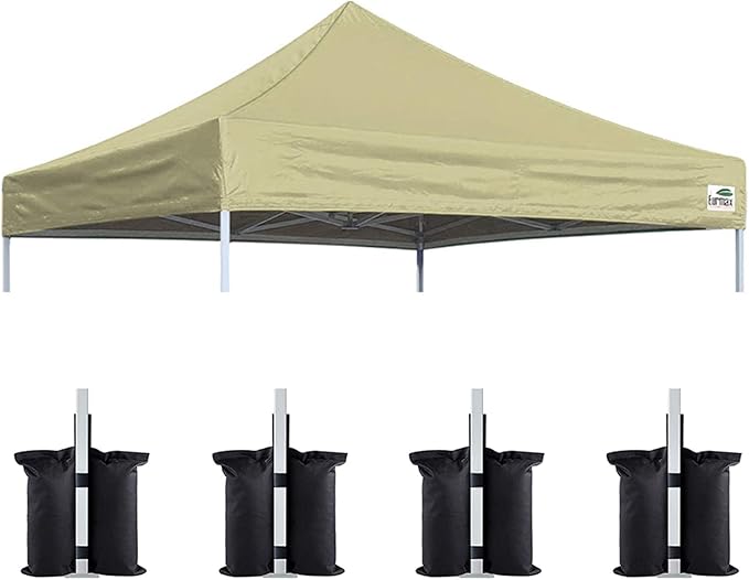 Eurmax USA New 10x10 Pop Up Canopy Replacement Canopy Tent Top Cover, Instant Canopy Top Cover