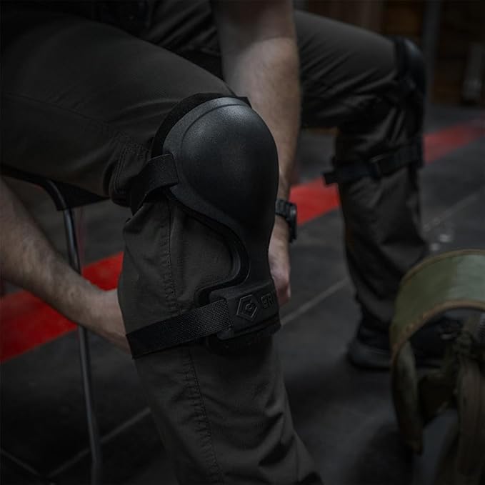GRITR Tactical Knee Pads for Work, Hunting, Construction, Gardening, Paintball w/Foam Padding, Hard