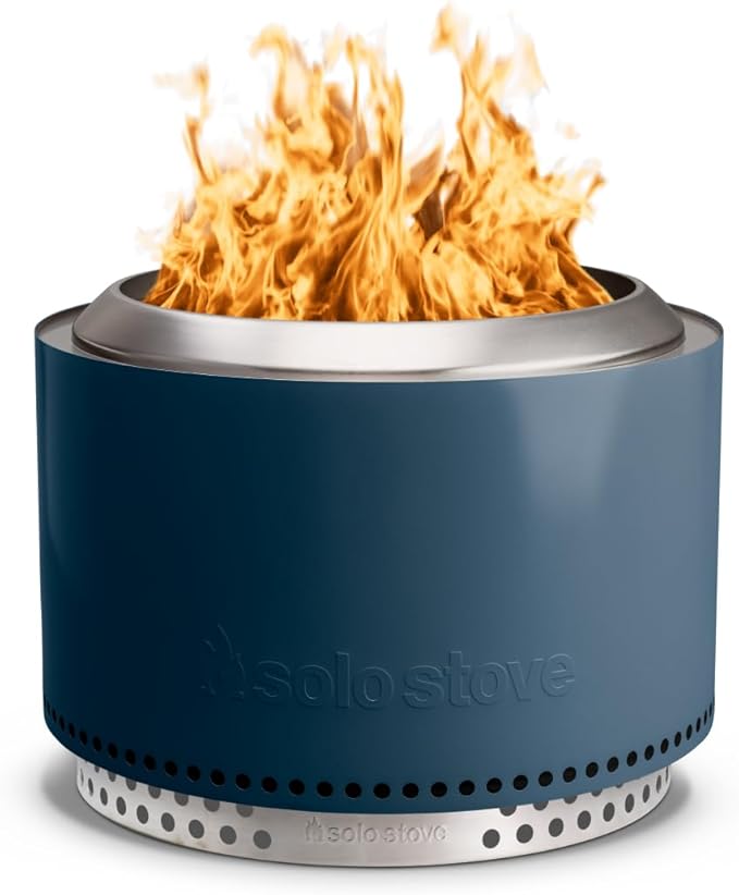 Solo Stove Yukon 2.0, 27 Inch Smokeless Fire Pit with Removable Ash Pan - Wood Burning Portable