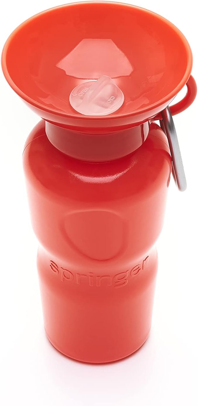 Springer Dog Water Bottle | Portable Travel Water Bottle Dispenser for Dogs | Dog Gift Seen on