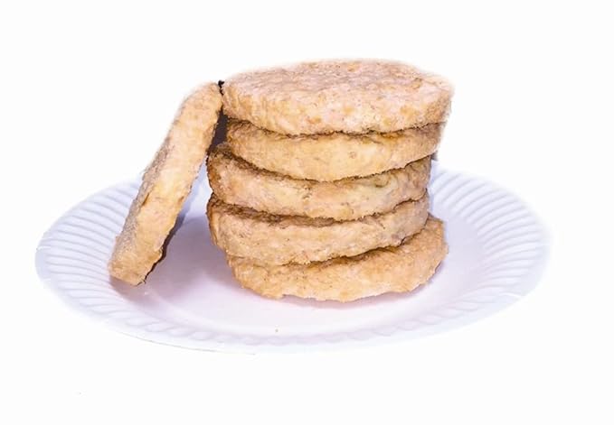 Military Surplus Freeze-Dried Salmon Burgers – 12 Fully Cooked Burgers per Can – 25+ Year Shelf
