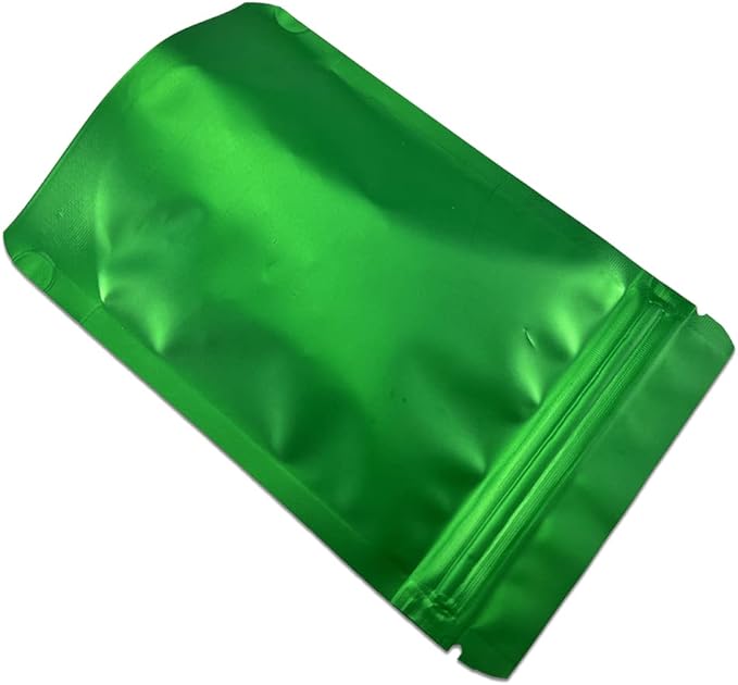 PABCK 50 Pieces 5.5x7.87 inch(Inside Size 4.7x5.1 inch) Stand-Up Resealable Heat Seal Bags 3.55mil