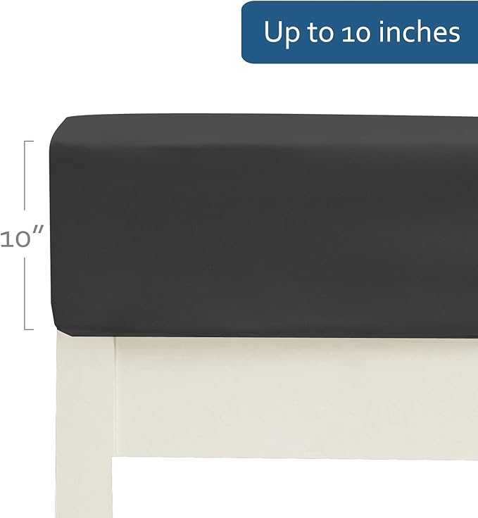 Cot Sheet 31" x 75"(2 Pack), Cot Fitted Sheet Ultra Soft and Breathable Snug Fit for Narrow Twin