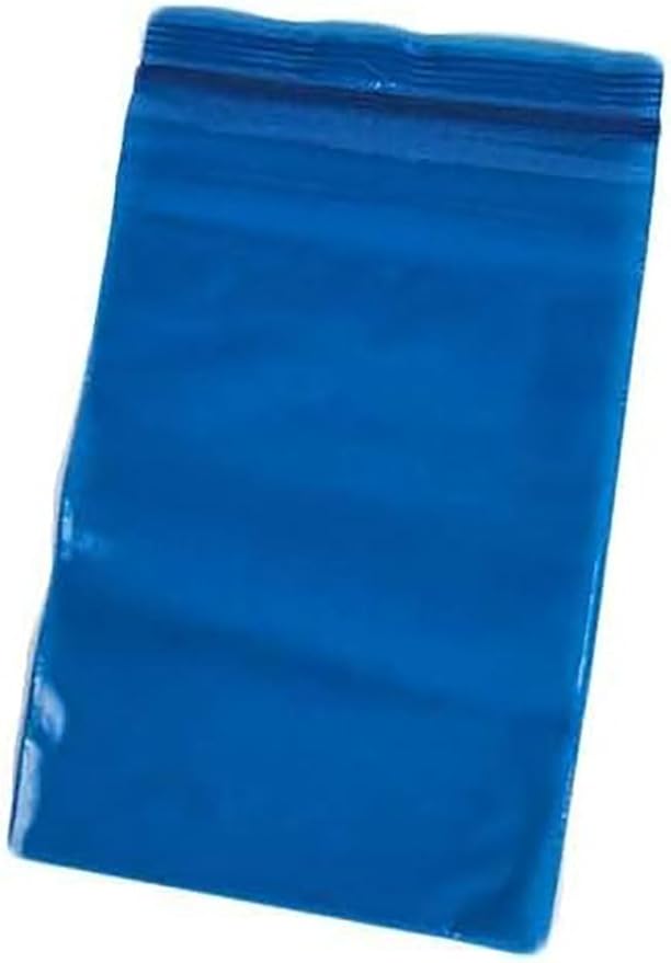 4" X 6" Reclosable Zipper Bags 2-mil Blue (Qty=100) #r46bl-100