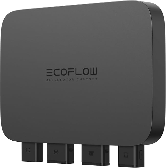 EF ECOFLOW 800W Alternator Charger, 3-in-1 Fast DC-DC Charger for Portable Power Stations, Car