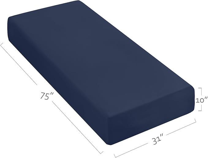 Cot Sheet 31" x 75"(2 Pack), Cot Fitted Sheet Ultra Soft and Breathable Snug Fit for Narrow Twin