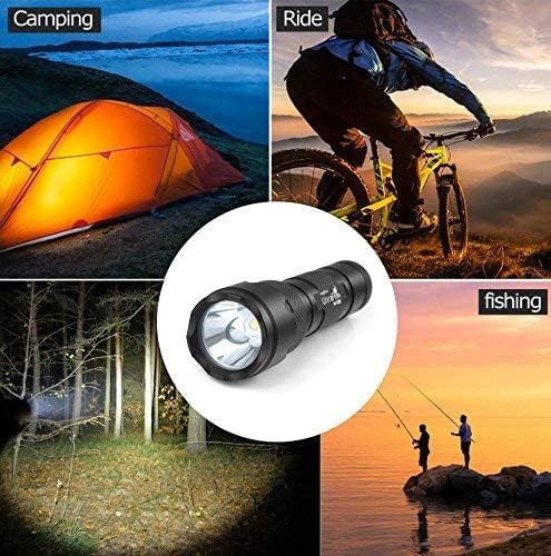 ULTRAFIRE Tactical Flashlight WF-502B 1000 Lumens - Single Mode Mini LED Flashlight,Bright
