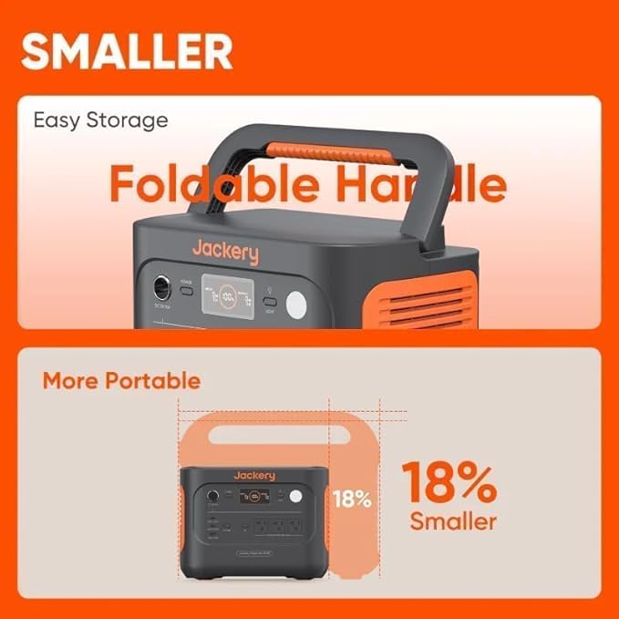 Jackery Explorer 1000 v2 Portable Power Station and 3-Port 102W Fast Charger, 1070Wh LiFePO4