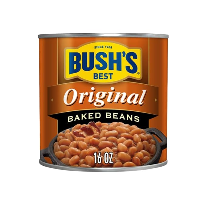 Bush?™s Best Baked Beans Variety Pack, Zero Sugar & Original, 16 oz Cans (Pack of 6)