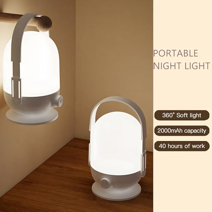 Lanterns for Power Outages, Dimmable Rechargeable Battery Operated Lights, Portable Outdoor Camping