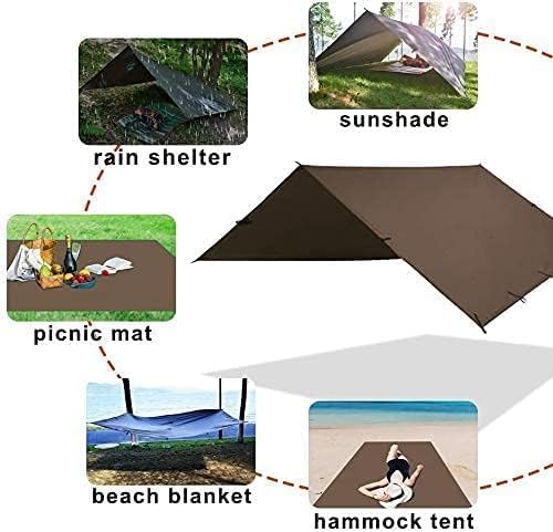 KALINCO Tent Tarp, Picnic Mat Camping Tarp Tent Hammock Tarp, pu Waterproof Camping tarp Tent Rain