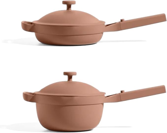 Our Place Mini Home Cook Duo - 8.5" Always Pan & Small Perfect Pot Bundle | Multi-Functional