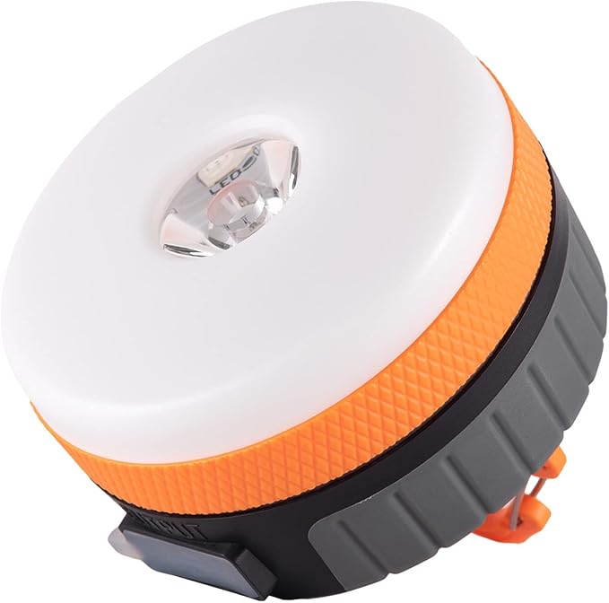 LIT-PaTH LED Camping Lantern, Rechargeable Light with Magnet Base, 2200 mAh, Survival Kit for
