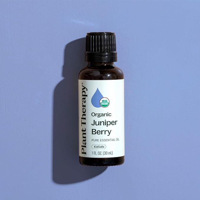 Plant Therapy Organic Juniper Berry Essential Oil 100% Pure, Undiluted, Natural Aromatherapy