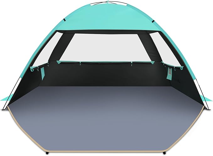 Gorich Beach Tent Sun Shelter for 3/4-5/6-7/8-10 Person with UPF 50ï¼?UV Protection, Lightweight &