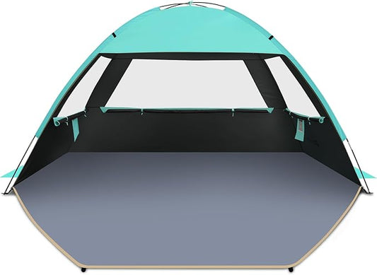 Gorich Beach Tent Sun Shelter for 3/4-5/6-7/8-10 Person with UPF 50ï¼?UV Protection, Lightweight &