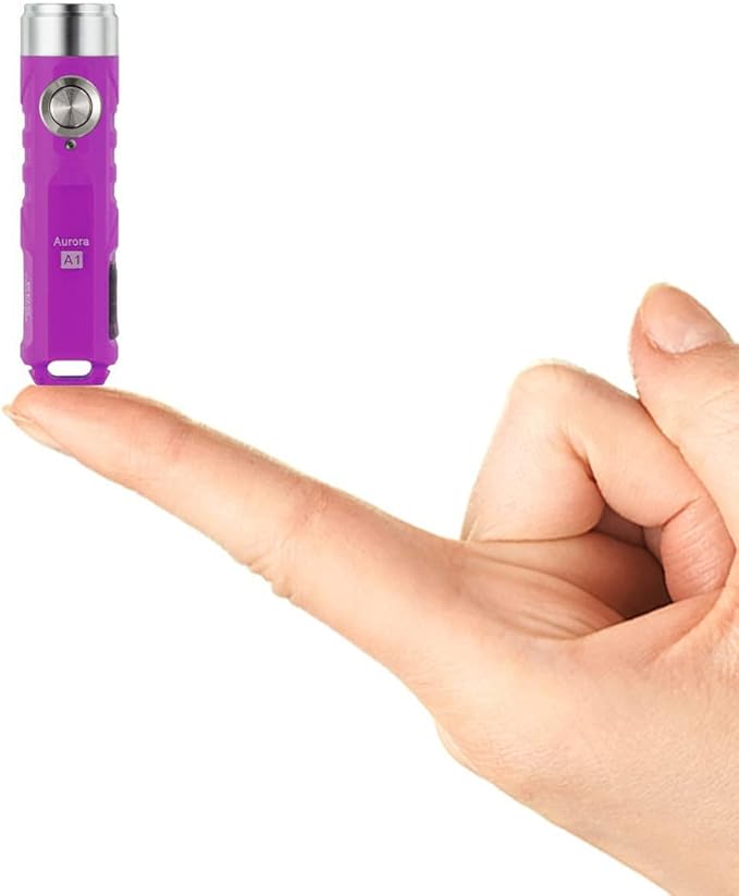 RovyVon Aurora A1 G4 Rechargeable Keychain Flashlights USB C, 650lumens Bright Mini EDC Flashlight