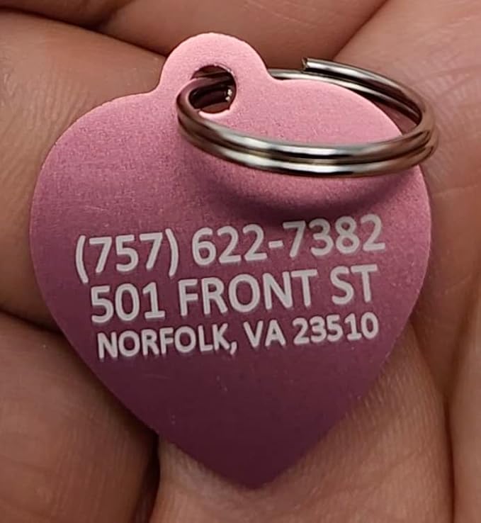 Dr. Fremont's Pet ID Tag Custom for Dog Cat Personalized | Many Shapes and Colors to Choose from |