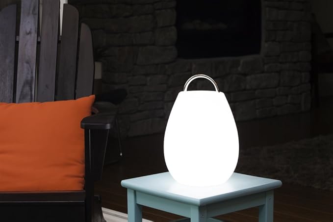 Allsop Home & Garden 31974 Nomad Indoor/Outdoor Lantern, White