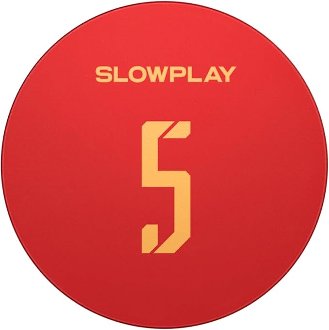 SLOWPLAY Godel Ceramic Poker Chips in Bulk, Casino Grade Ceramic 12-Gram Poker Chip for Texas
