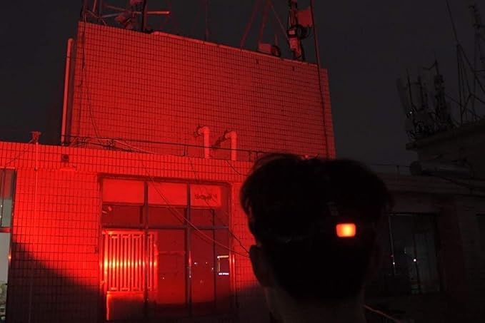 LUXJUMPER Red Light LED Headlamp Red Hunting Flashlight Super Bright 2000 Lumens 3 Lighting Modes