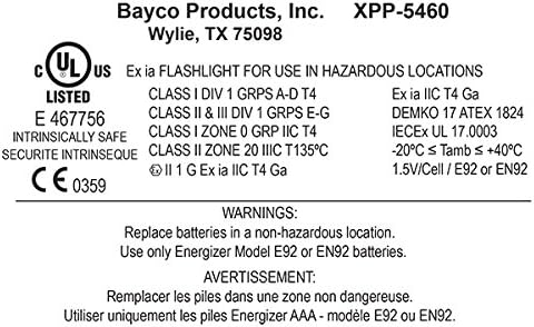 Nightstick XPP-5460GX Intrinsically Safe Low-Profile Dual-Light Headlamp-3 AAA-Green-UL913 / ATEX