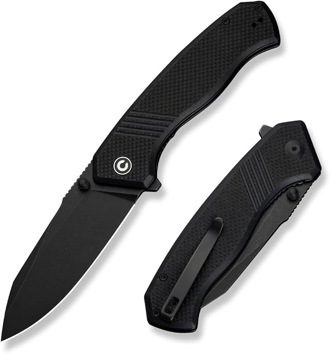 CIVIVI Placoid Pocket Knife for EDC, Folding Knife with 3.67" 14C28N Blade G-10 Handle For Men