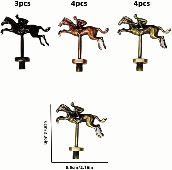 21 in Horse Race Board Game Racing Game Thickened Solid Wood with 11 Metal Horses, 2 Cards & 4