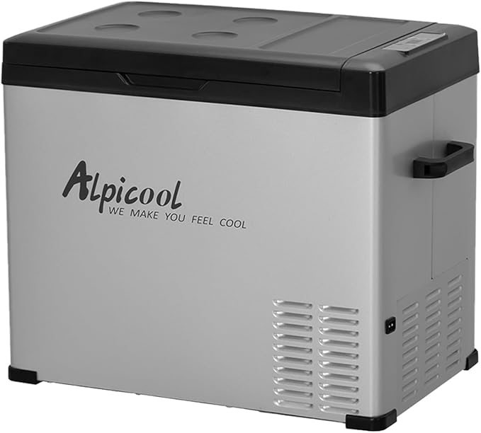 Alpicool C50 Portable Refrigerator 47 Quart(44.4Liter) 12 Volt Car Freezer for Vehicle, Truck, RV