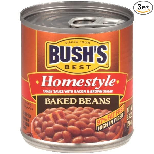 Bush's Best Homestyle Baked Beans, 8.30 Ounce (Pack of 3)