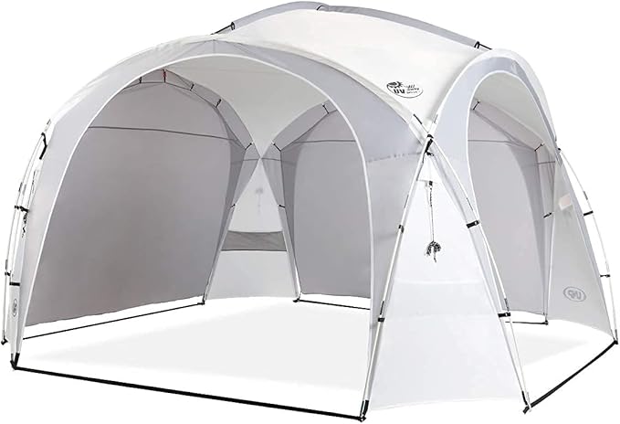 UNP Easy Beach Tent Pop Up Canopy UPF50+ Tent with Side Wall, Ground Pegs, and Stability Poles, Sun