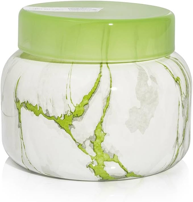 Capri Blue Candle - Modern Marble Jar Candles - Luxury Candles for Home Scented - Soy Candle Blend