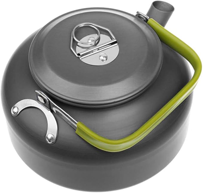 Docooler Camping Kettle - 0.8L Portable Ultra-Light Outdoor Hiking Camping Picnic Water Kettle