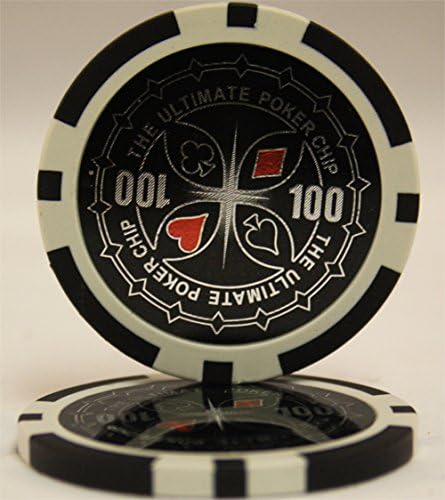 MRC 1000pcs Ultimate Laser Poker Chips Set with Acrylic Case Custom Build