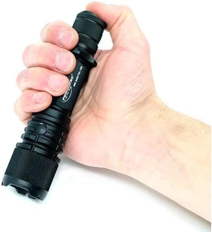 Powertac Warrior G4-FL 4200 Lumen (Wide Beam) Tactical Handheld Flashlight High Lumen, Waterproof