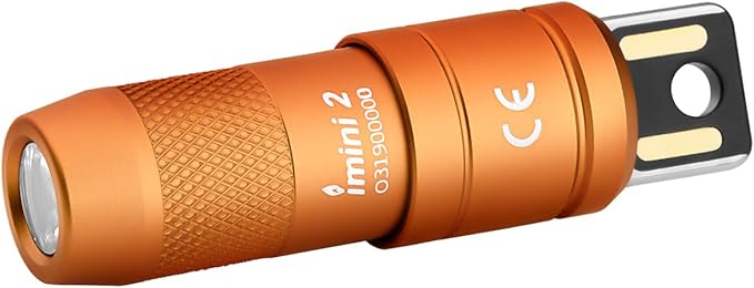 OLIGHT IMINI 2 EDC Rechargeable Keychain Flashlight, 50 Lumens Compact and Portable Mini LED