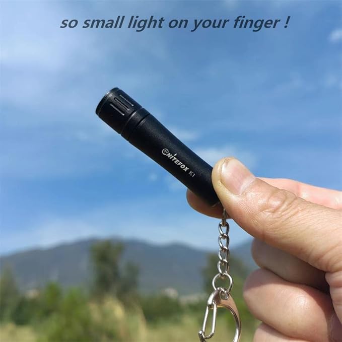 K1 Mini AAA Keychain Flashlight High Bright 150 Lumens Small Pocket Flashlight Pen Light Portable
