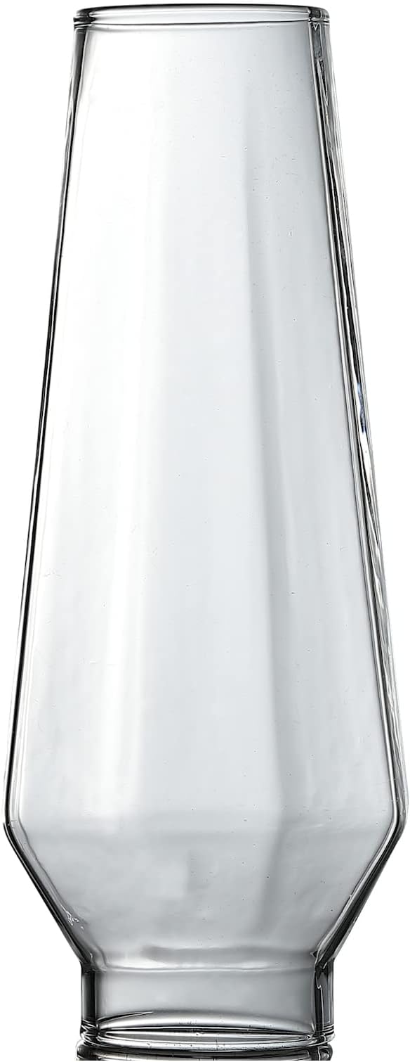 CAMPINGMOON 1 1/4 Inch Camping Gas Latern Globe Hoya Lamp Replacement Globe Clear Glass 5 1/8 Inch