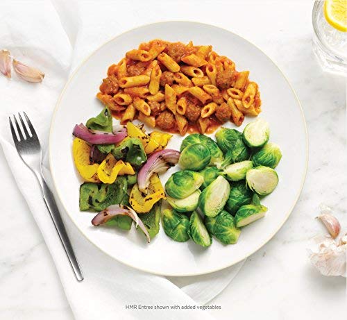 HMR Penne Pasta with Meatballs Entrée | Pre-packaged Lunch or Dinner to Support Healthy Eating |