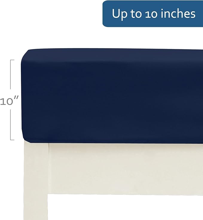 Cot Sheet 31" x 75"(2 Pack), Cot Fitted Sheet Ultra Soft and Breathable Snug Fit for Narrow Twin