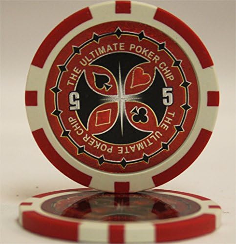 MRC 1000pcs Ultimate Laser Poker Chips Set with Acrylic Case Custom Build